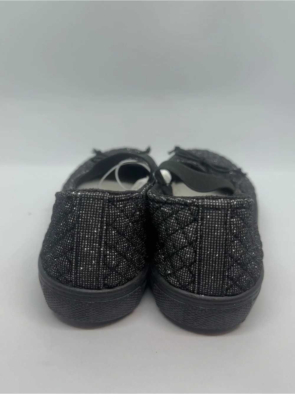 Gigil Girls Black Glittery Ballet Flats